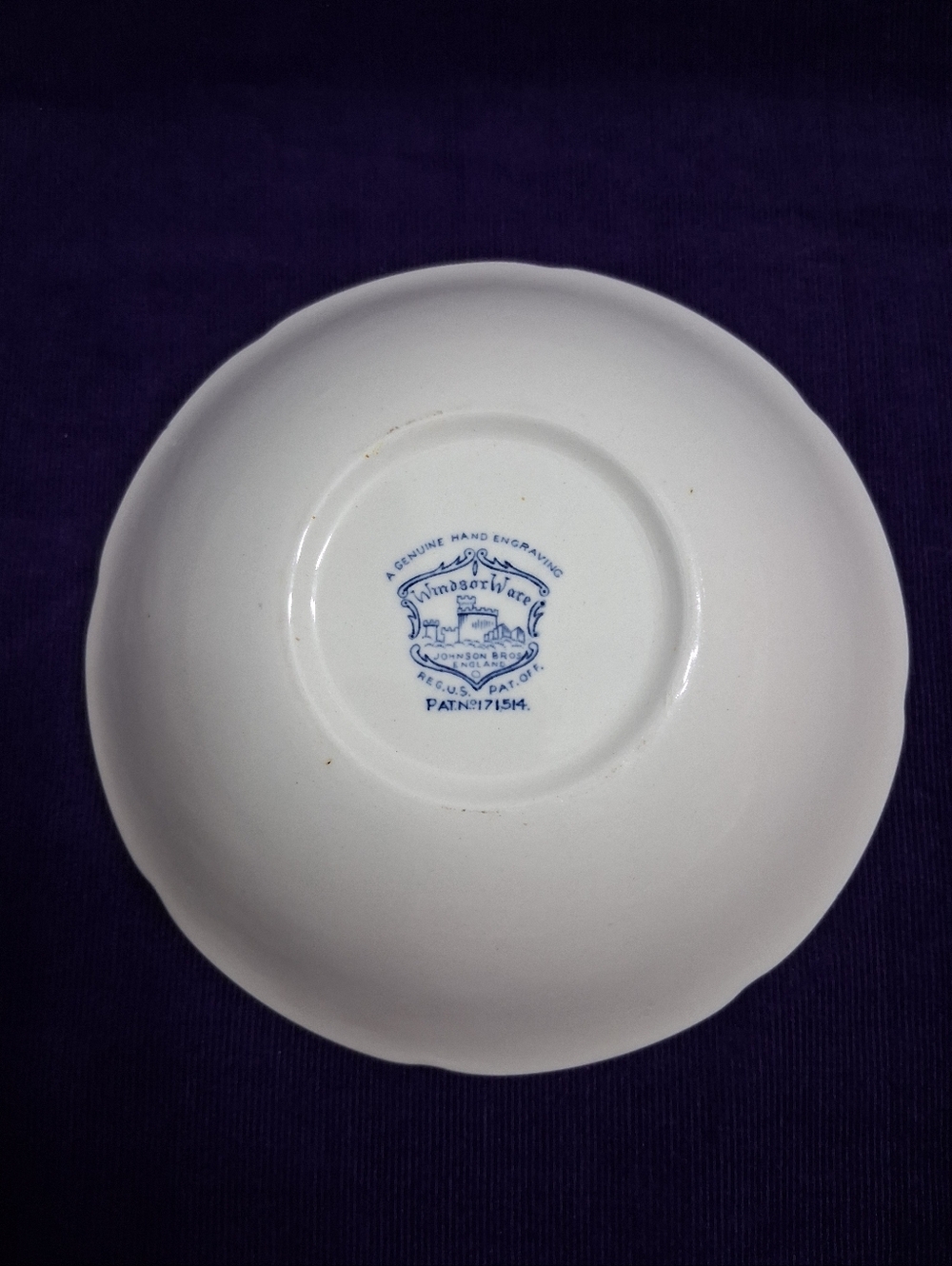 Vintage Malvern Blue Windsor Ware Teacups Saucers Bowls Johnson Bros England - Picture 5 of 16
